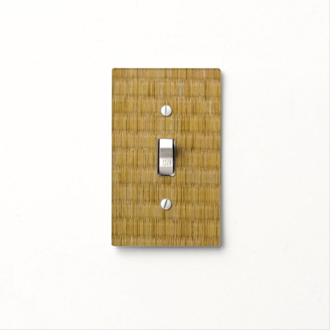 Tatami Mat 畳 Light Switch Cover (In Situ)