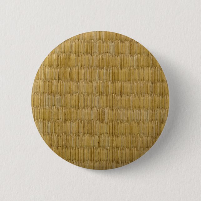 Tatami Mat 畳 Pinback Button (Front)