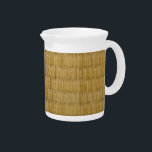 Tatami Mat 畳 Pitcher<br><div class="desc">A tatami (畳) is a type of mat used as a flooring material in traditional Japanese-style rooms. Traditionally made of rice straw to form the core, with a covering of woven soft rush straw. Globe Trotters specialises in idiosyncratic imagery from around the globe. Here you will find unique Greeting Cards,...</div>