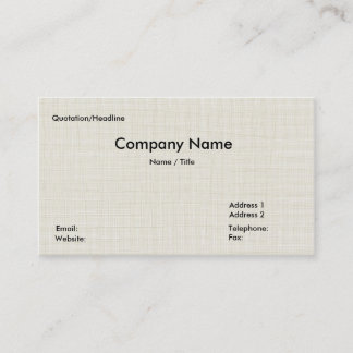 Tatami mat Business Card