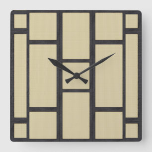 Tatami Square Wall Clock