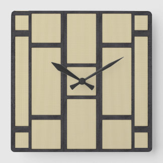 Tatami Square Wall Clock