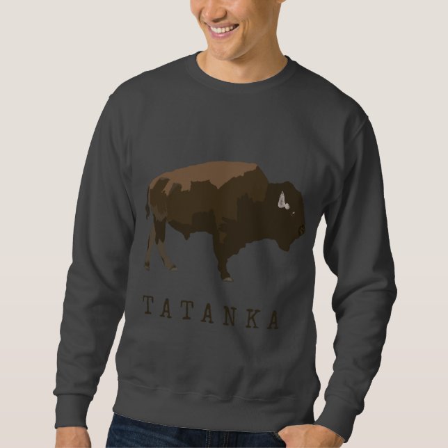Tatanka | Bison | Native American Buffalo Sweatshirt (Front)