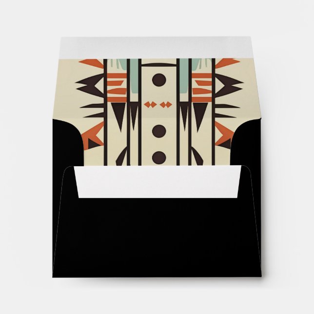 Tatanka Bison Yellowstone Ranch RSVP Envelope (Back (Bottom))