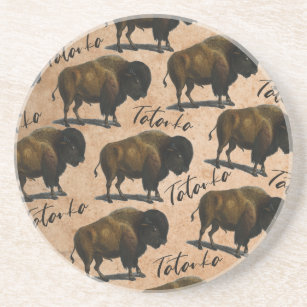 western drink coasters