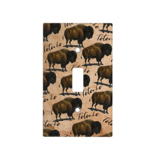 Tatanka Buffalo Bison Western Home Decor Light Switch Cover