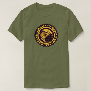 Tatanka (Buffalo) Black & Deep Yellow T-Shirt