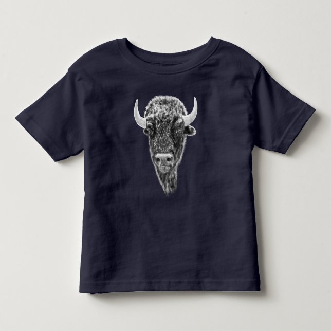 Tatanka, Buffalo Spirit Animal (American Bison) Toddler T-shirt (Front)