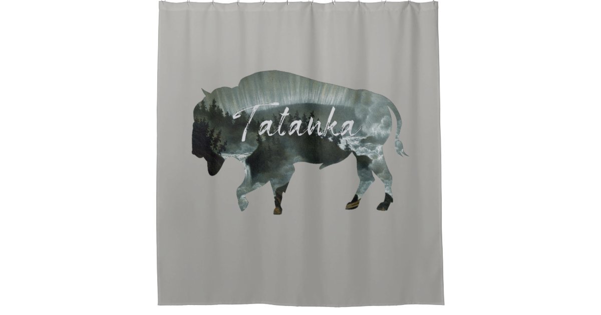Tatanka Buffalo Wildlife Nature Scenic Shower Curtain