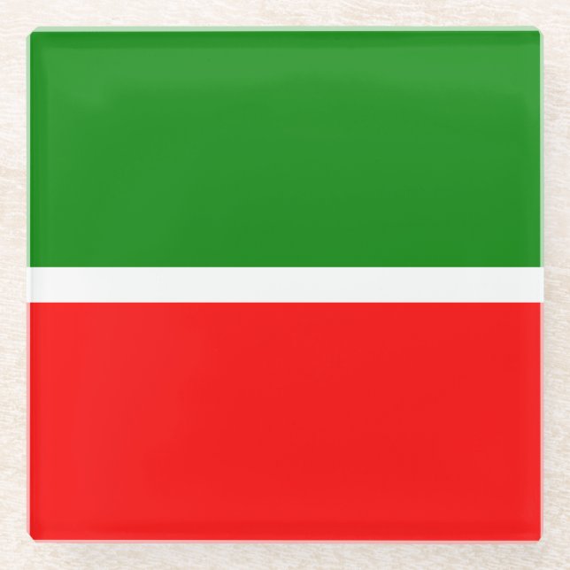 Tatarstan Glass Coaster (Front)