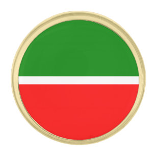Tatarstan Gold Finish Lapel Pin