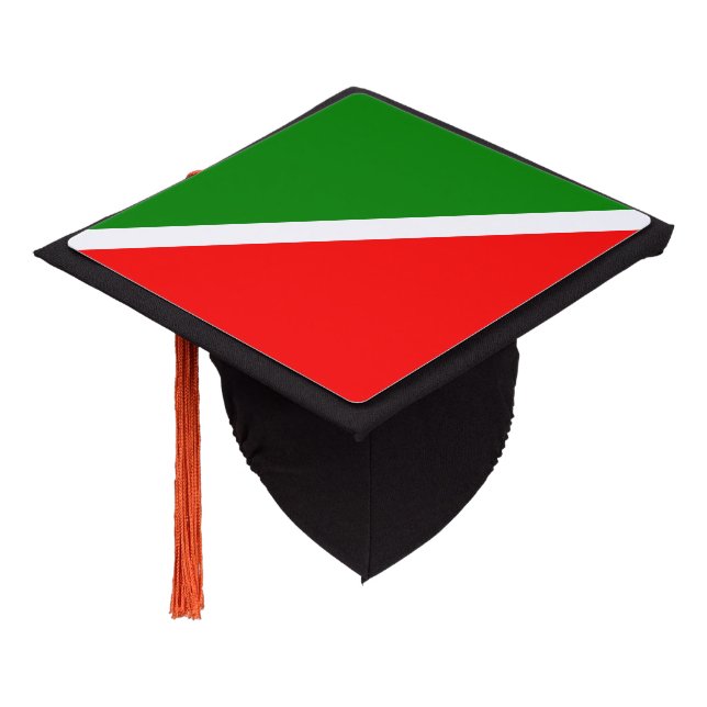 Tatarstan Graduation Cap Topper (Angled)