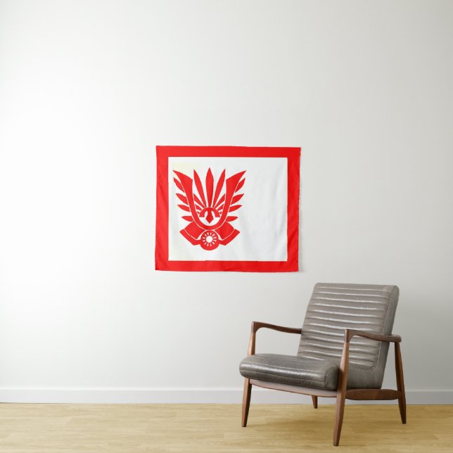 Tatenokai Flag, Yukio Mishima Tapestry (In Situ (Horizontal))