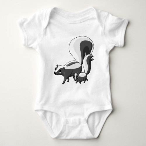 Tater and Tot the Skunks Baby Bodysuit