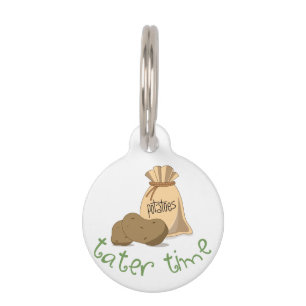 Tater Time Pet ID Tag