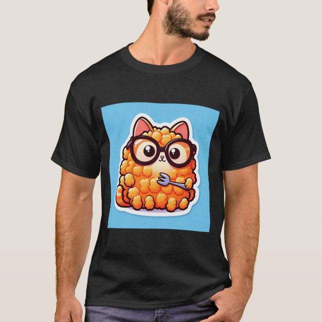 Tater Tot Cat  T-Shirt (Front)