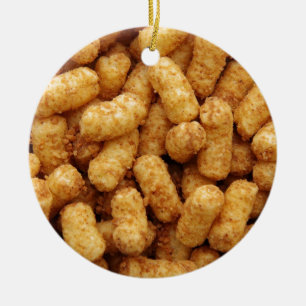 Tater Tots Ceramic Ornament