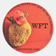 Tater Twots WFT Sticker Waiting For Trump 2024