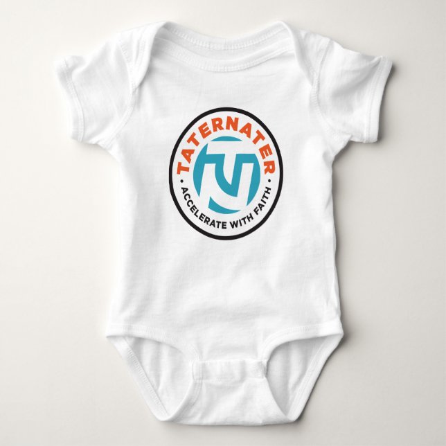 TaterNater Logo Baby Bodysuit (Front)