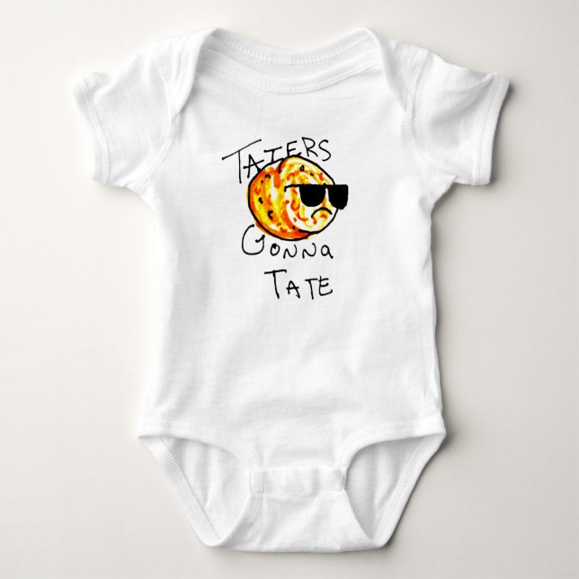 Taters Onsie Baby Bodysuit (Front)