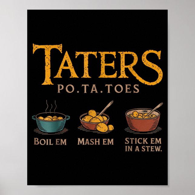 Taters -ta-toes  poster (Front)