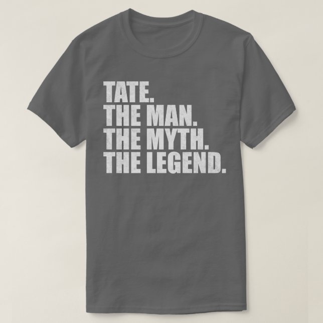 TateTate Name Tate given name T-Shirt (Design Front)