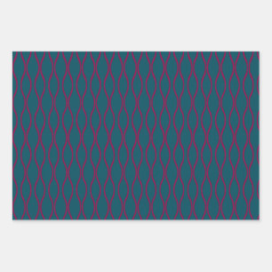 Tatewaku traditional Japanese pattern modern Wrapping Paper Sheets
