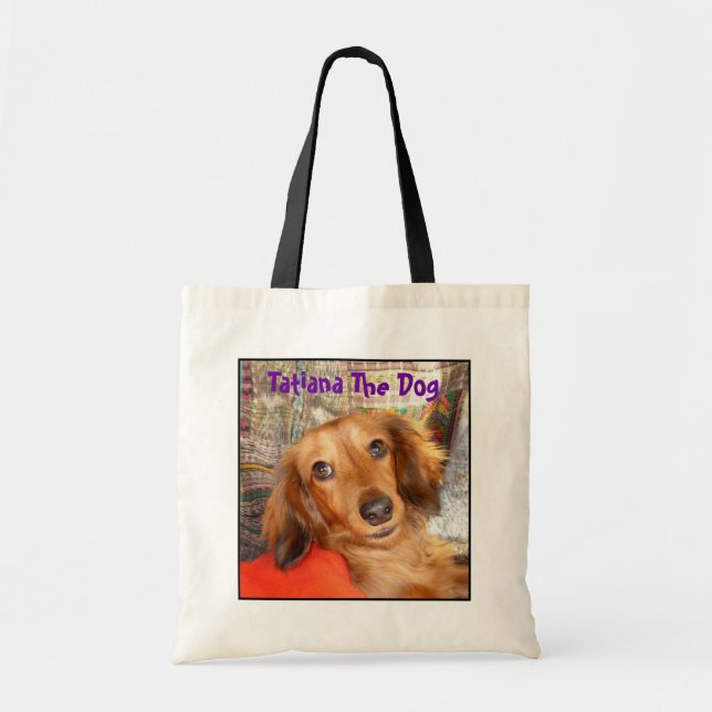 Tatiana The Dog Small Tote Bag (Front)