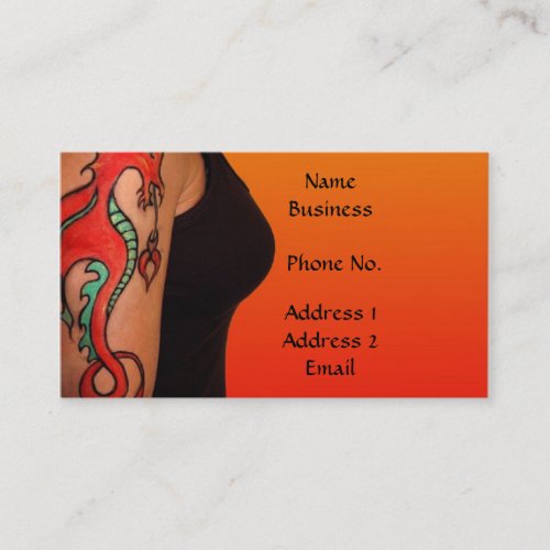 Tatoo Artist BusinessProfile Card