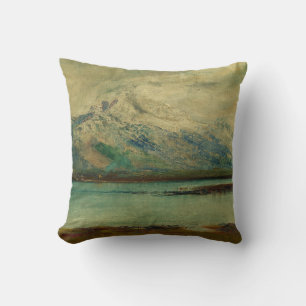 Tatra Mountain Landscape by Ladislav Mednyanszky Throw Pillow