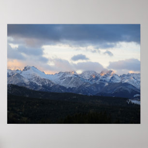 Tatras in the clouds poster