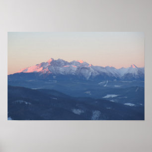 Tatras on sunrise poster