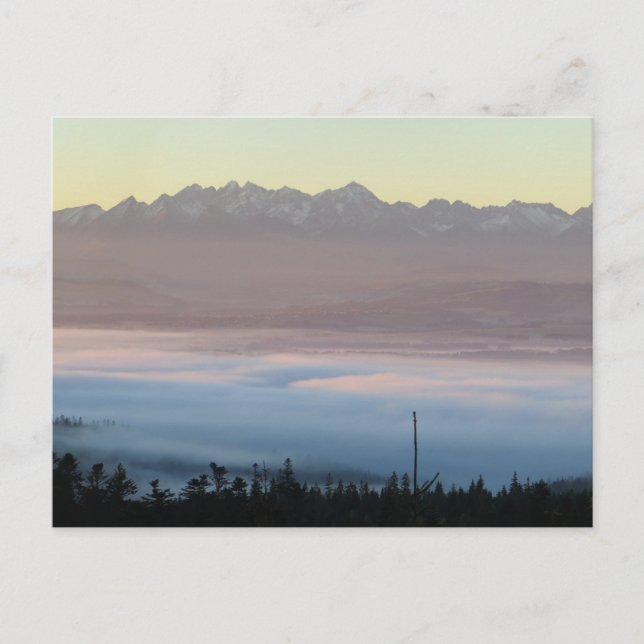 Tatras view from Gorce Postcard (Front)