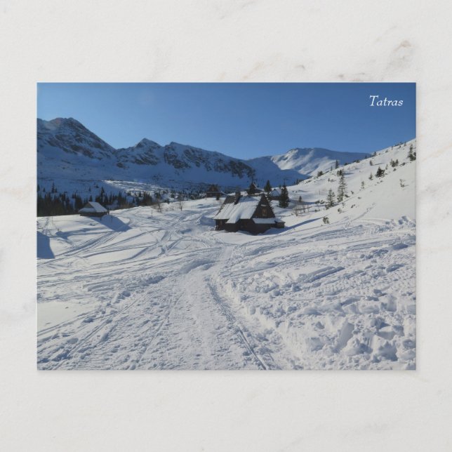 Tatras winter postcard (Front)