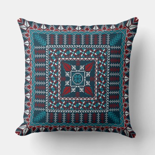 Tatreez pattern  throw pillow