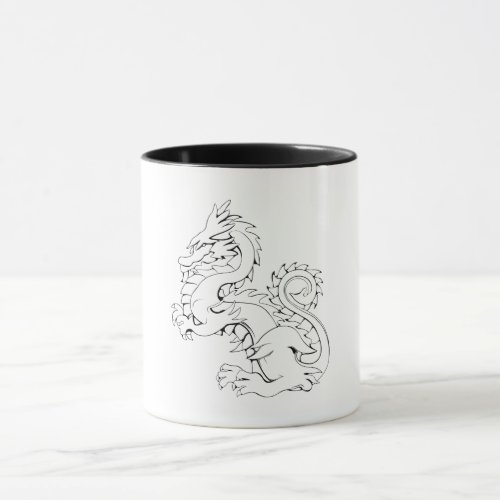 Tatsu Asian Dragon Are Fantasy Mythical Creatures Mug