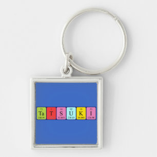 Tatsuki periodic table name keyring