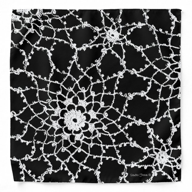 Tatted Lace Bandana (Front)