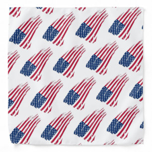 Tattered American Flag Bandana