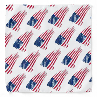 Tattered American Flag Bandana