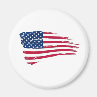 Tattered American Flag Magnet