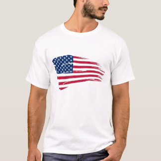 Tattered American Flag T-Shirt