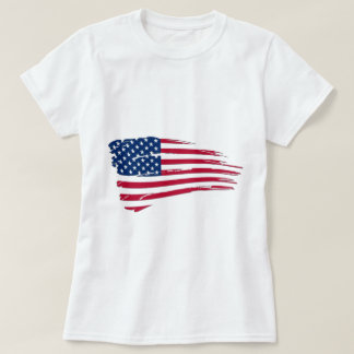 Tattered American Flag T-shirt