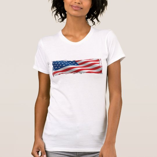 Tattered American Flag T-Shirt