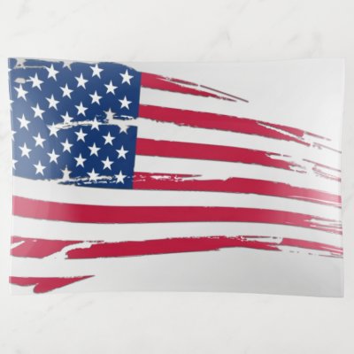 Tattered American Flag Trinket Tray
