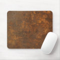 tattered rustic leather mouse pad | Zazzle