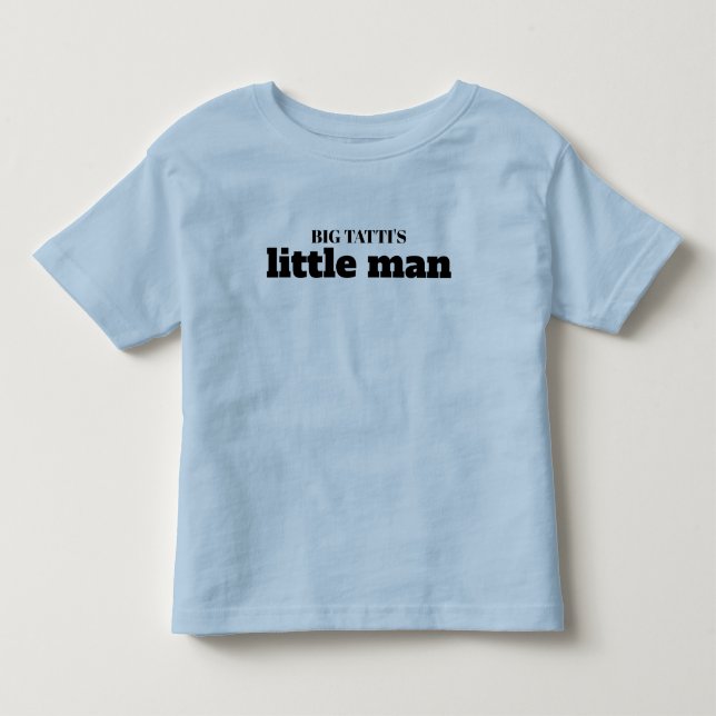 Tatti Dad Yiddish Son Little Man Father's Day Gift Toddler T-shirt (Front)