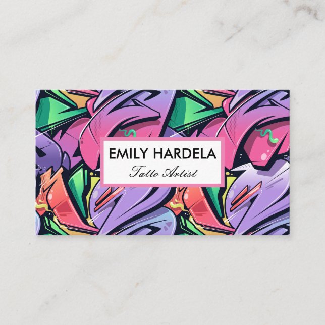 Tatto Artist Business Card (Front)