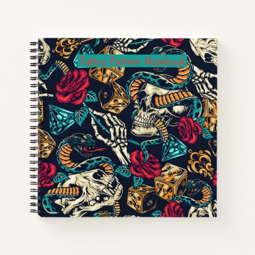 Tatto Pattern Notebook