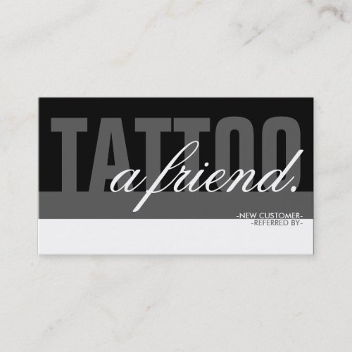 tattoo a friend overlay referral card